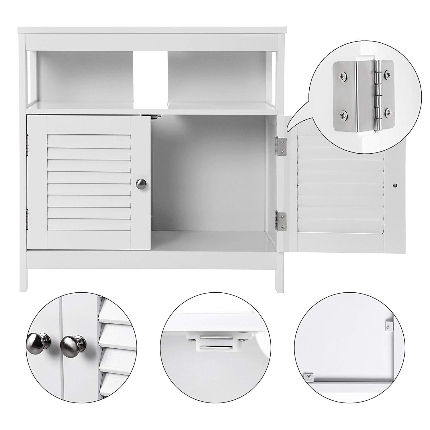 SZAFKA ŁAZIENKOWA POD UMYWALKĘ, PÓŁKA, REGAŁ Wysokość mebla 60 cm