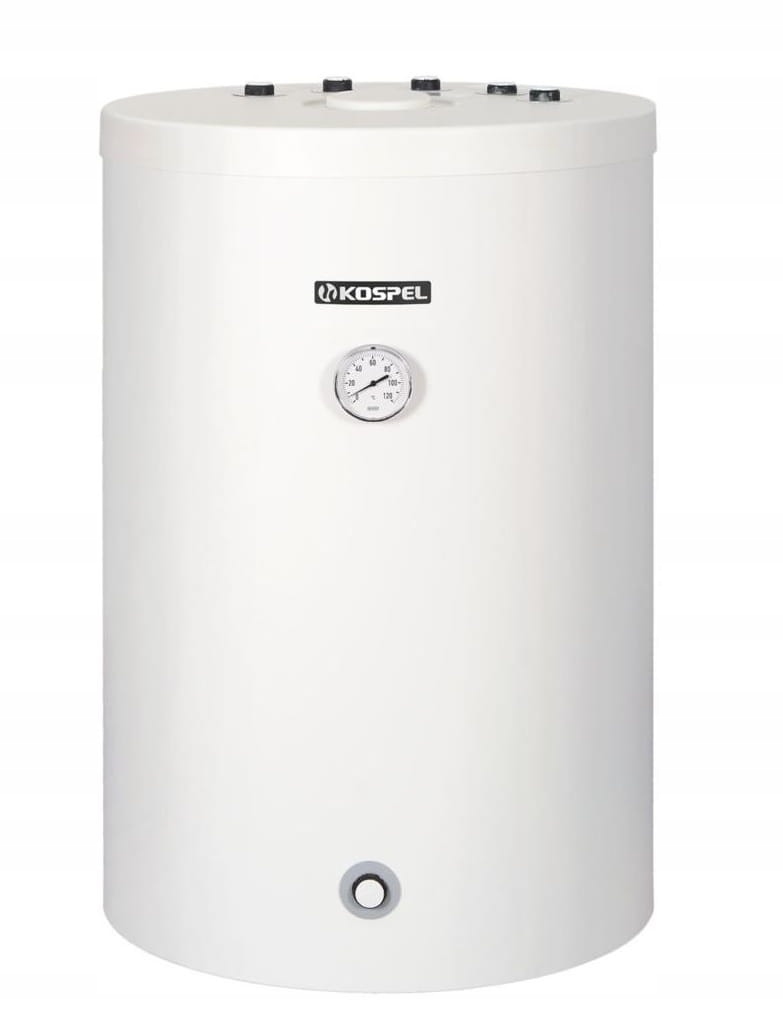 Zasobnik c.w.u. z wężownicą Kospel SWK-140 Termo Top (od góry)