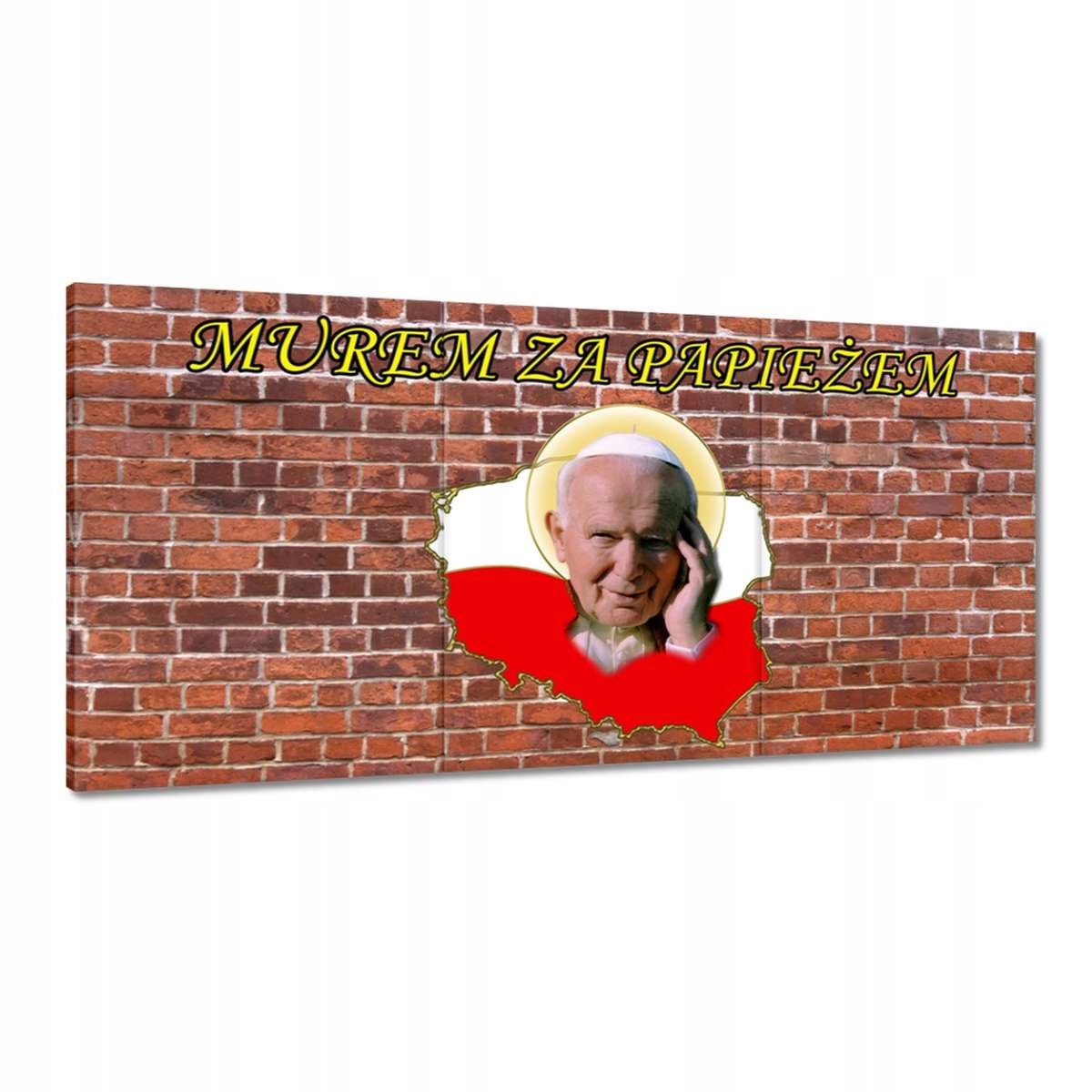Obrazy 180x90 Murom za pápežom