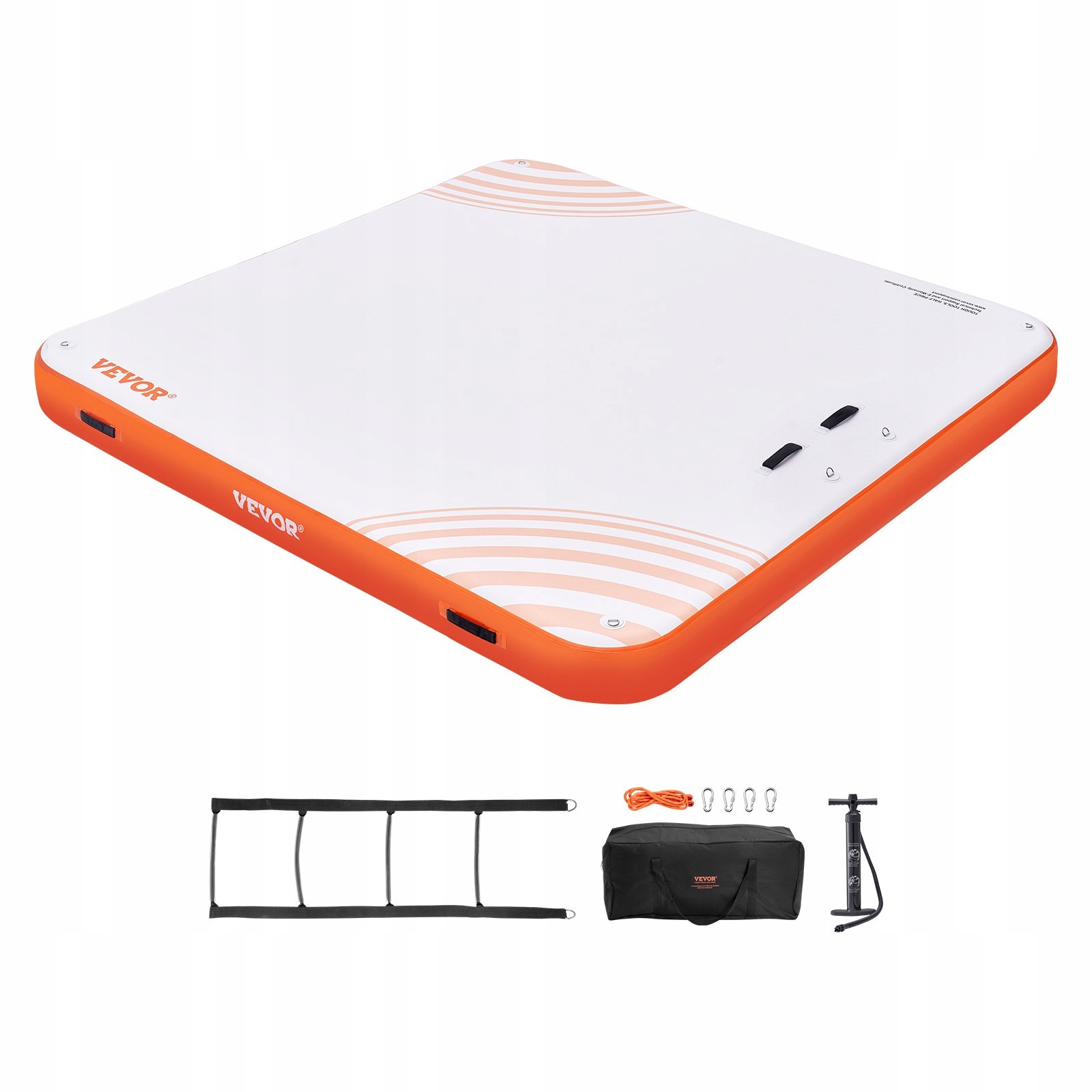 Plovoucí vodní platforma s nafukovací Matrace 2,13 x 2,13 m