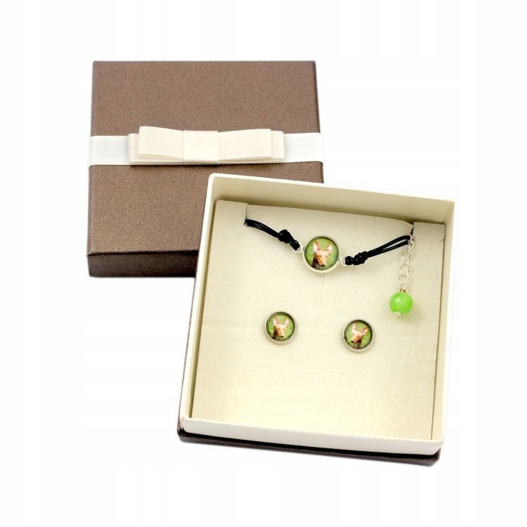 

Pies faraona Komplet biżuterii z Twoim zdjęciem