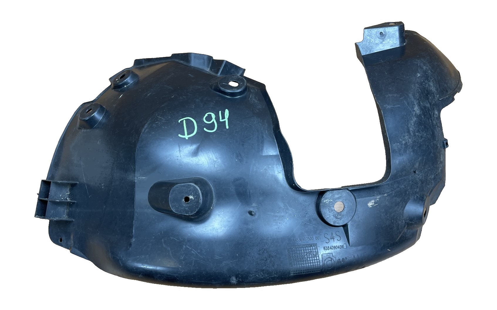 D94 SMART FORFOUR II FORTWO III W453 2014- mudguard front right A4536907500