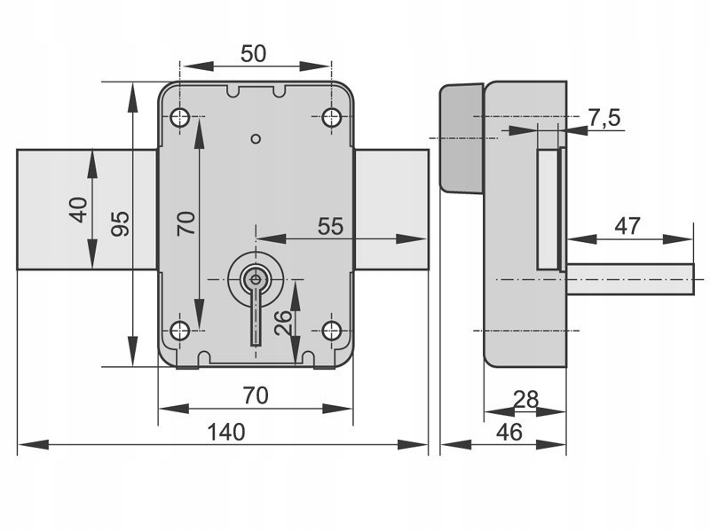 Zasuwa, Zamek nawierzchniowy Atlas Kowal 140mm