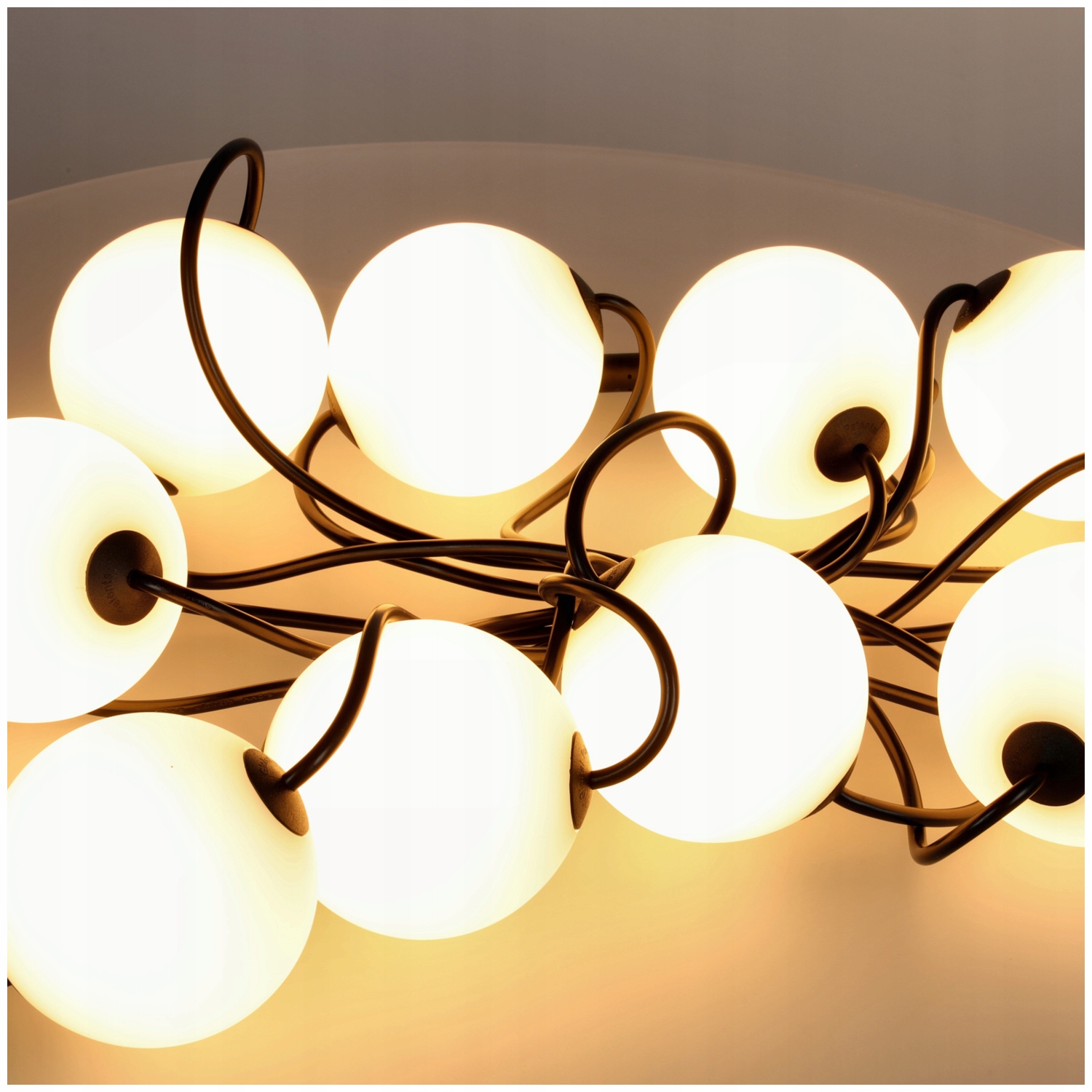 2x Zahradní girlanda Venezia Led 10 kuliček voděodolná Teplá Barva pro zahradu