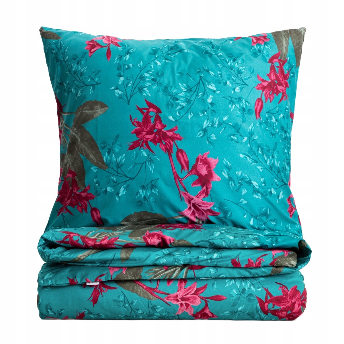 Pościel Florelle mikrofibry w kwiaty 220x200 2*70x80 cm Homla