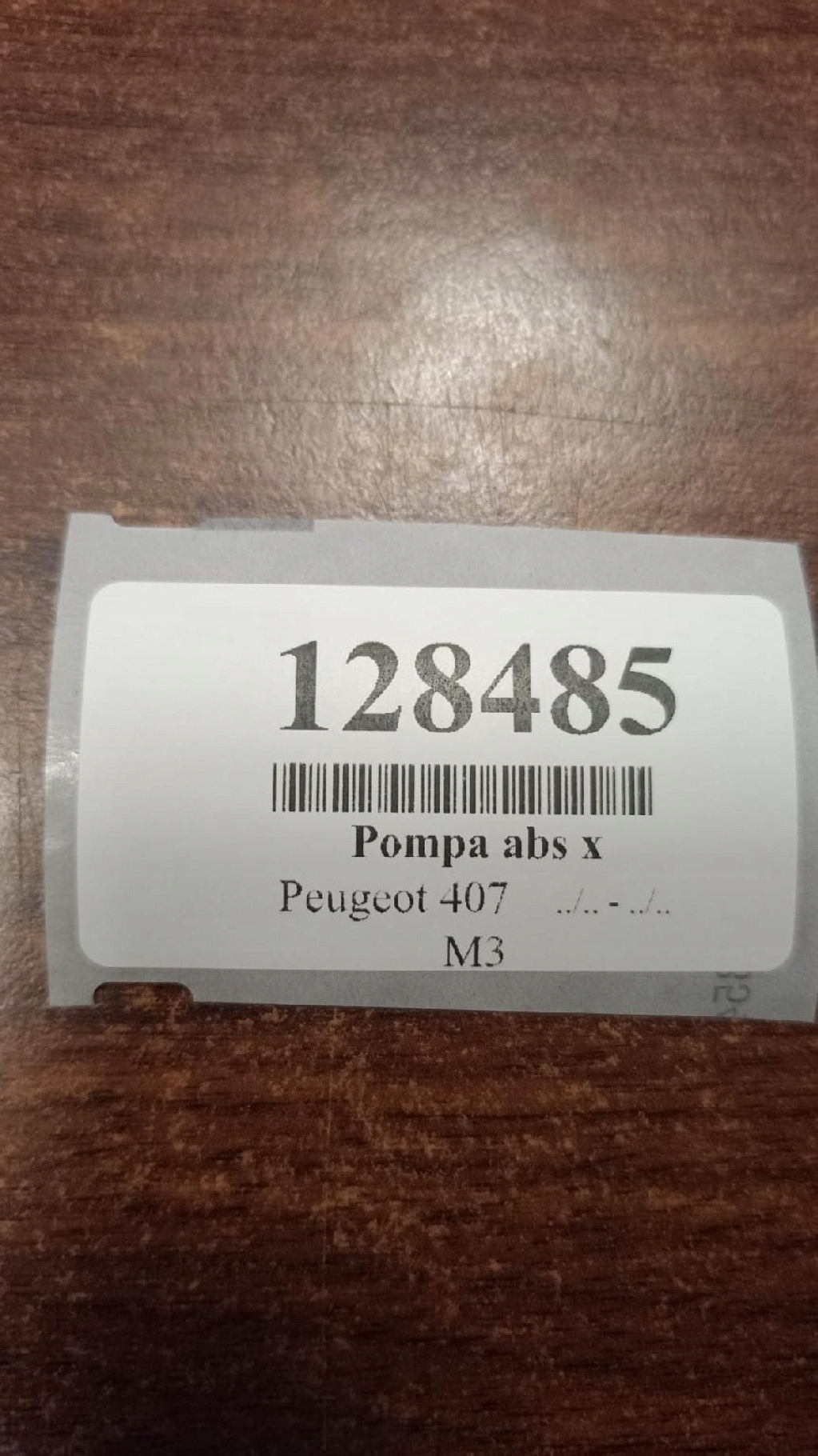 PEUGEOT 407 1.6 Pompa ABS 0265235271