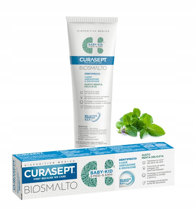 2 x Curasept Biosmalto pasta do zębów dla dzieci 50 ml