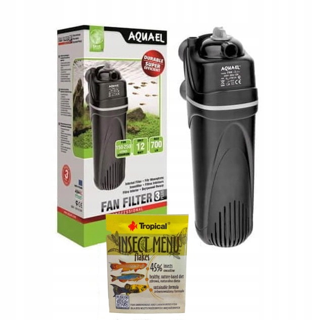 Levně Vnitřní houbový filtr Aquael Fan 3 biologický, mechanický