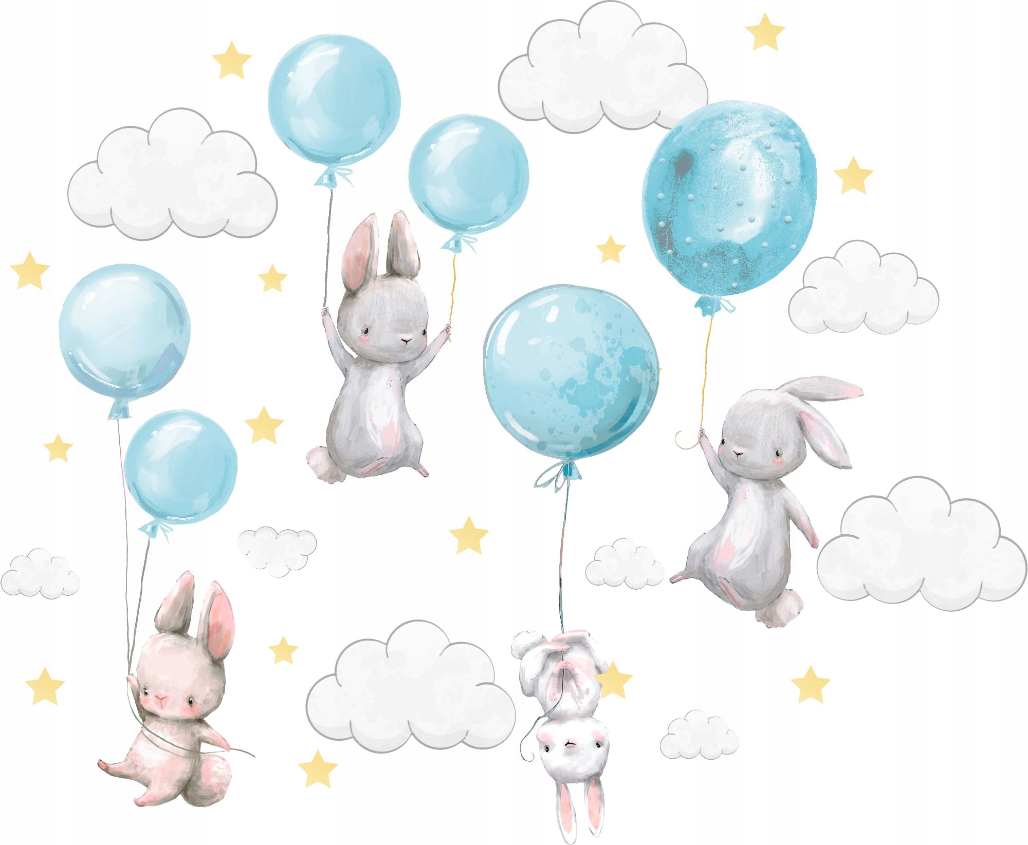 

Naklejki ścienne Króliczki balony dla dzieci 200 4