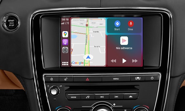 JAGUAR CARPLAY XE / XF / XJ / F-PACE / F-TYPE Komunikacja Bluetooth Wi-Fi