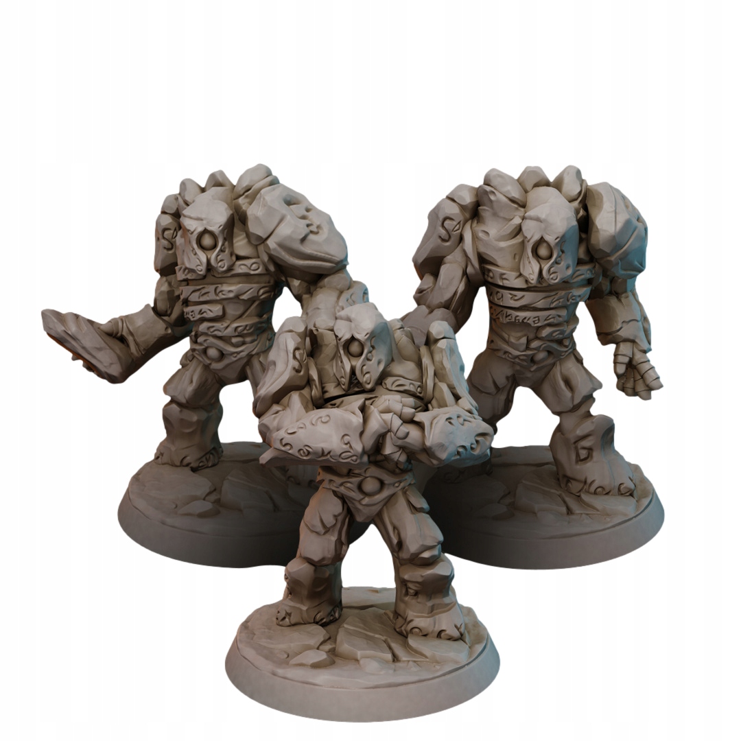 Runed Golems - x3 Figurka RPG D&D Pathfinder