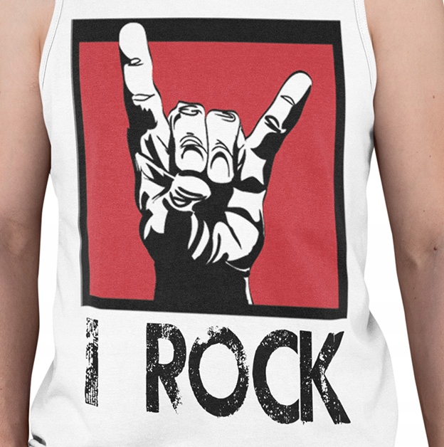 TANK TOP HORROR/ROCK ROCK Marka inna
