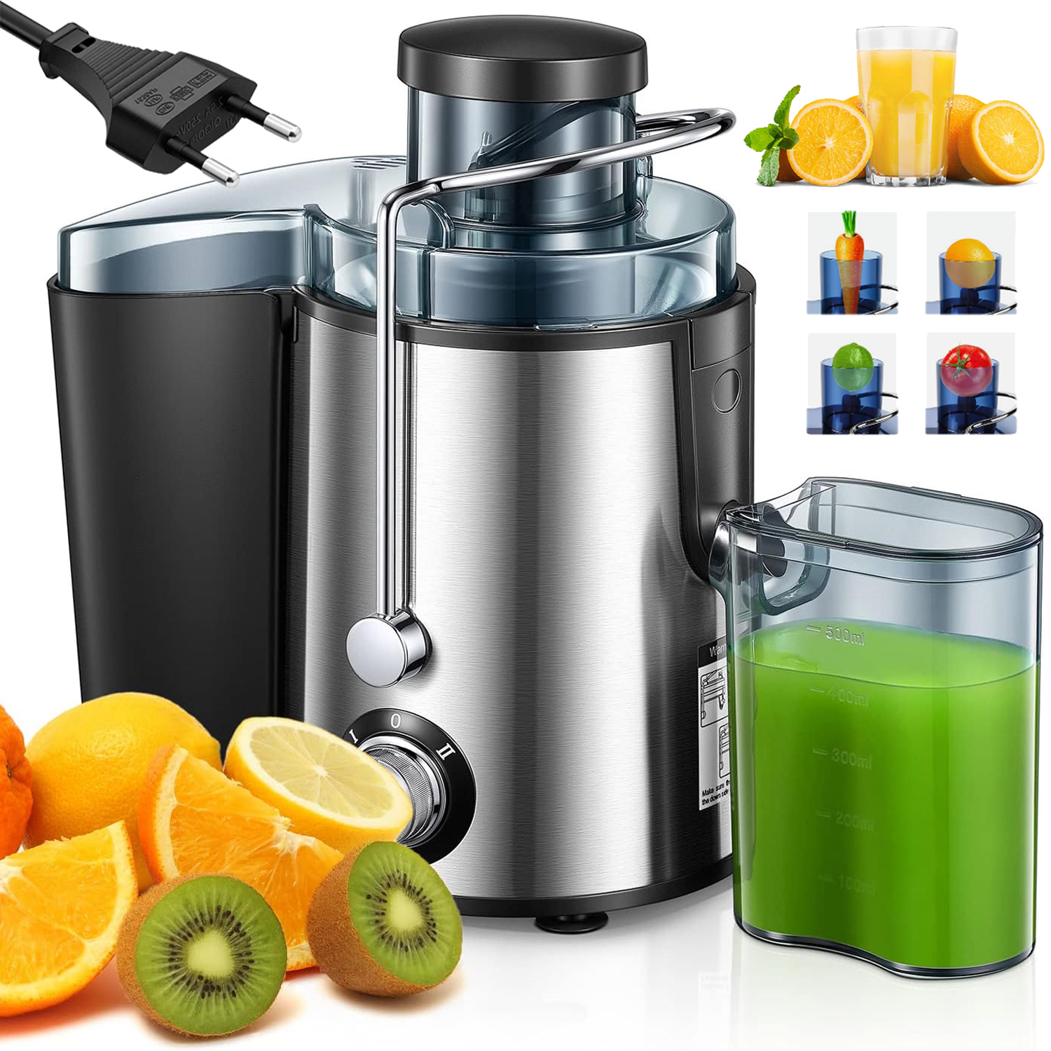 Odšťavňovač, Elektrický Odšťavňovač Pomerančů, 1000 W, 500 ML