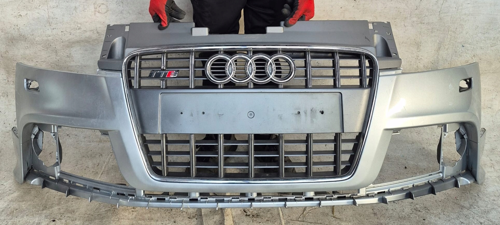 AUDI TT S-LINE TTS 8J LIFT 10- front bumper front SPR 8J0807437F