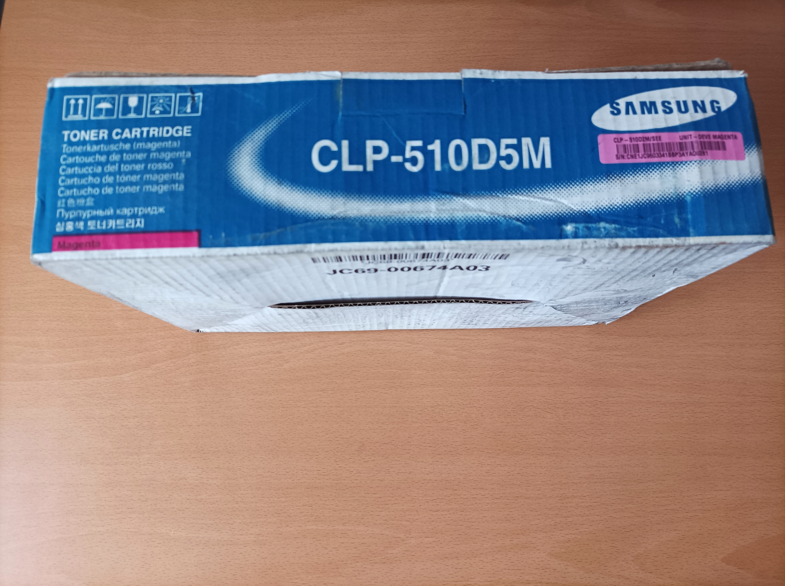 Toner Samsung CLP-510D5M Magenta originál