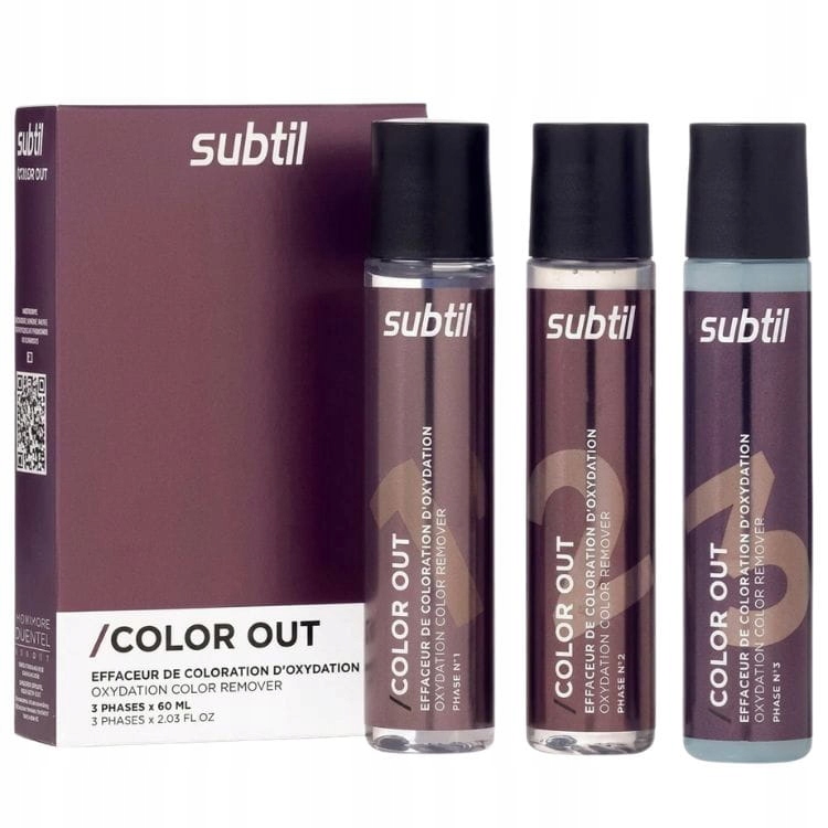 Subtil Color Out Rozjasňovač Stahovákem Barvy Na Vlasy 3 X 60 ML