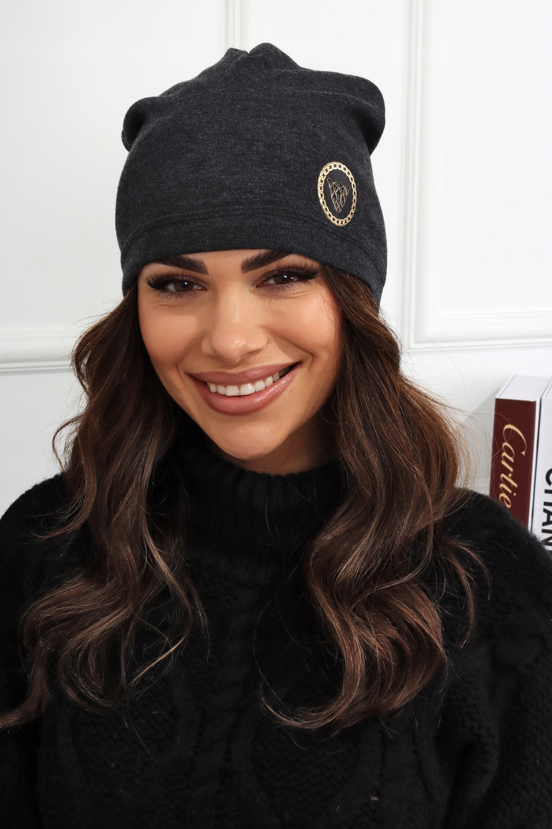 CZAPKA DAMSKA WIOSNA JESIEŃ LEKKA CIENKA WYGODNA KOBIECA SPORTOWA KOLORY Wzór dominujący bez wzoru