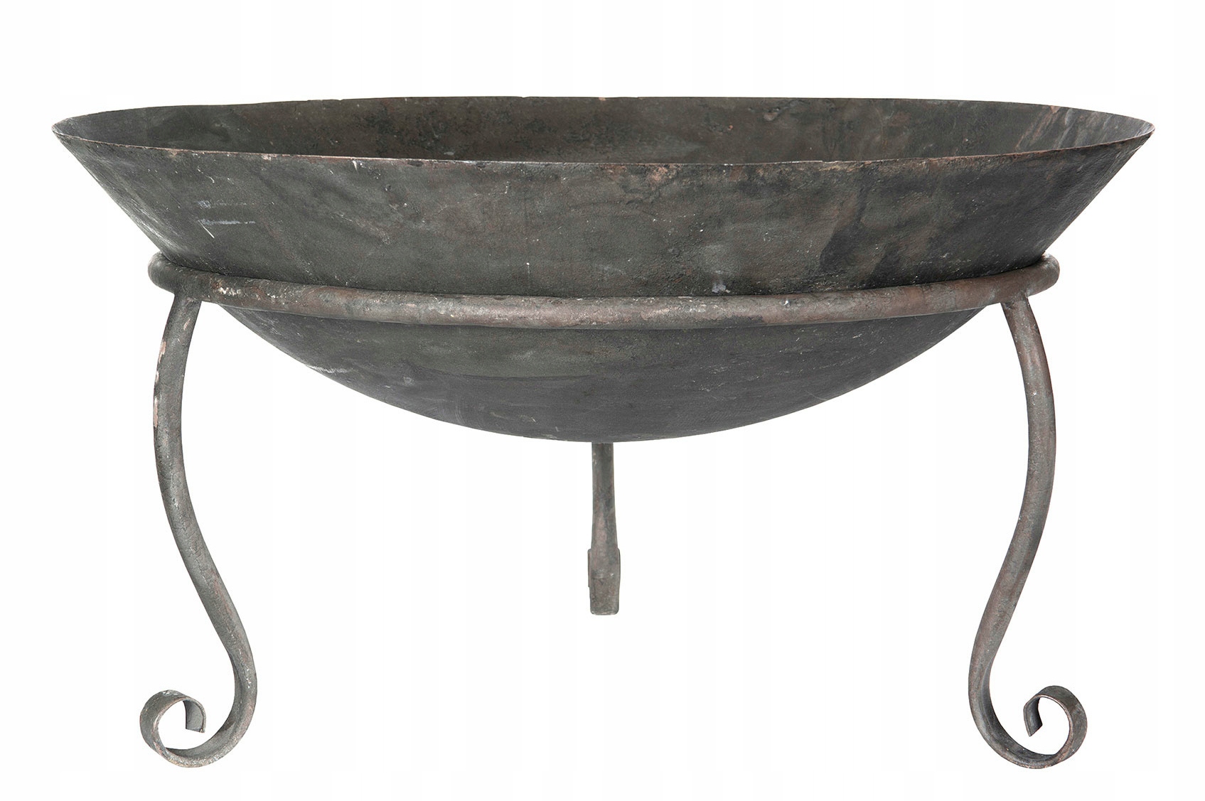 Oceľové Záhradné Ohnisko XL staré čierne