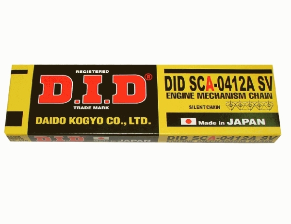 D.I.D Reťaze Rozvodového Remeňa Moto. DID SCA0412SV (rozbitý+článkový)