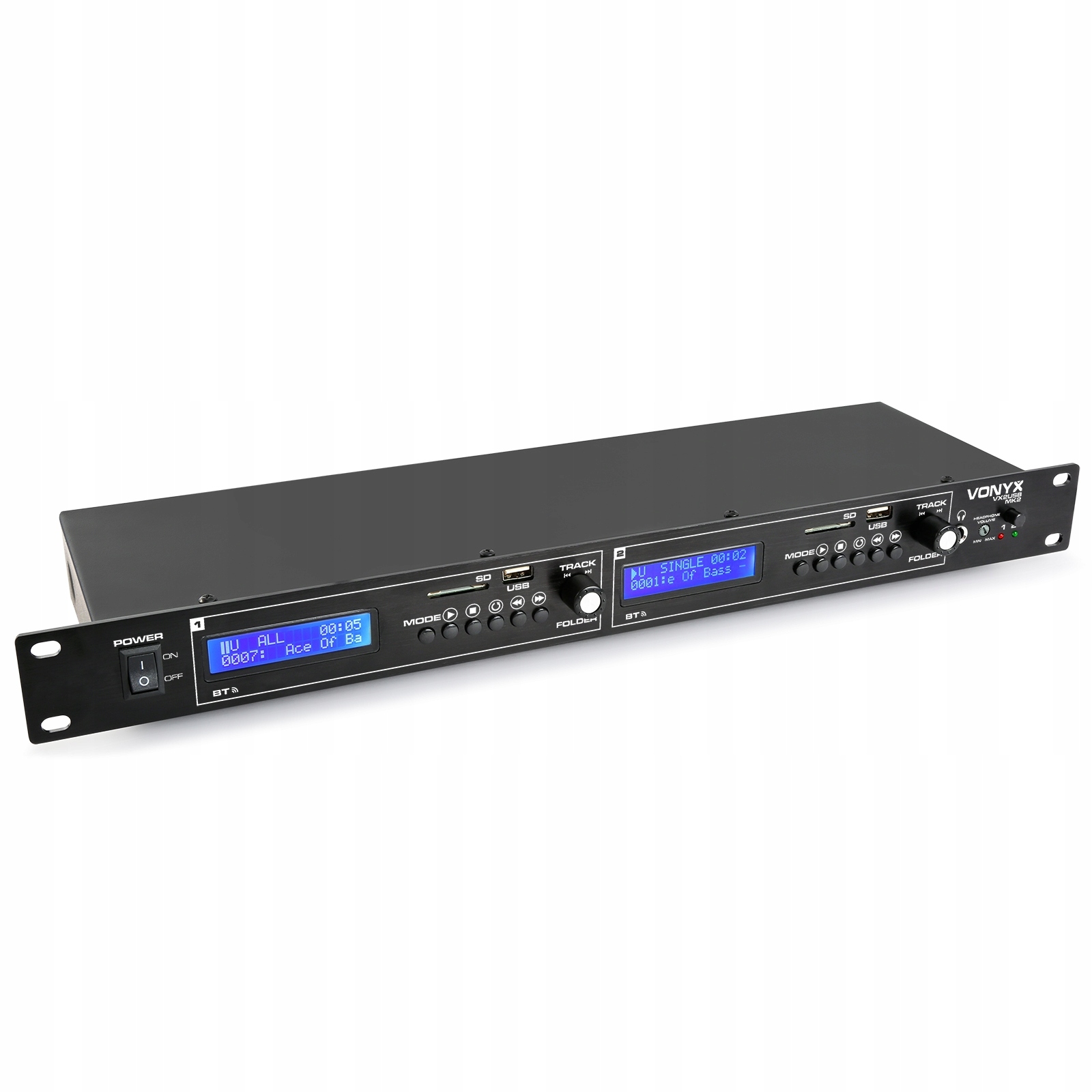 

Podwójny odtwarzacz Usb/sd/bt 19''szkoła klub bar