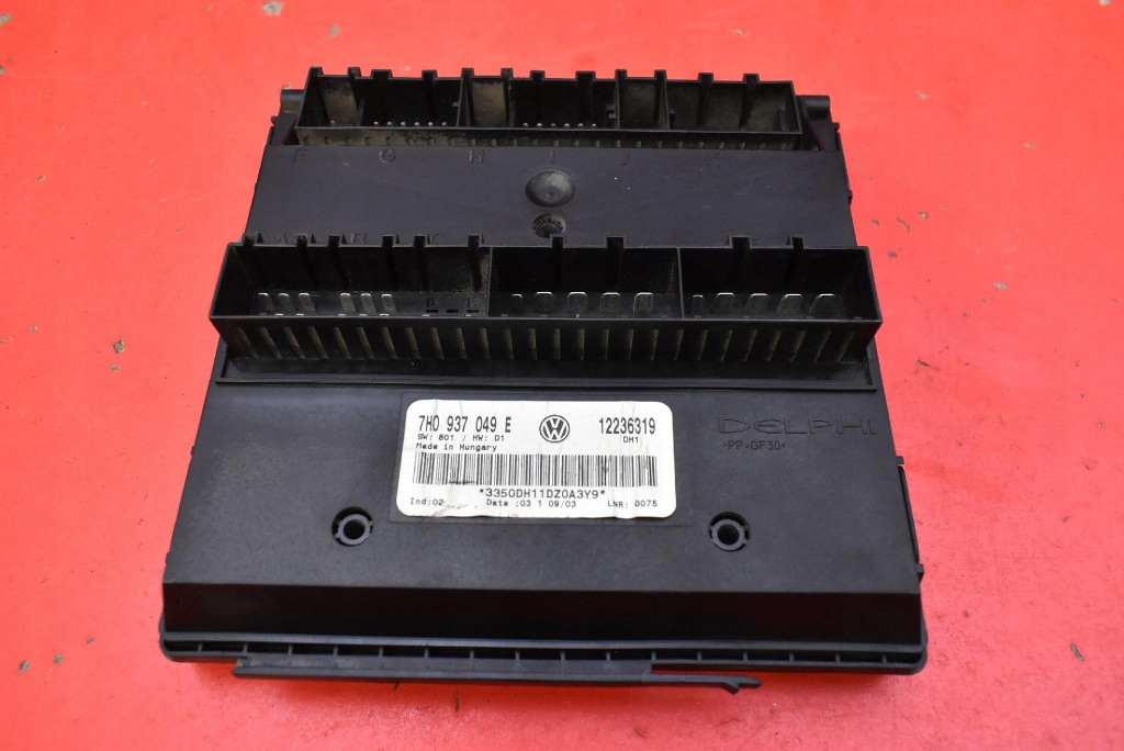 Unité commande confort 7H0937049E VW TRANSPORTER T5 1.9 TDI 85 KM 03-09