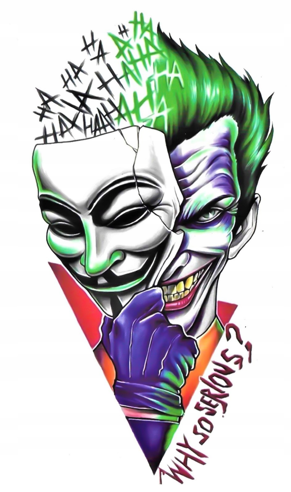 

Tatuaż na halloween joker