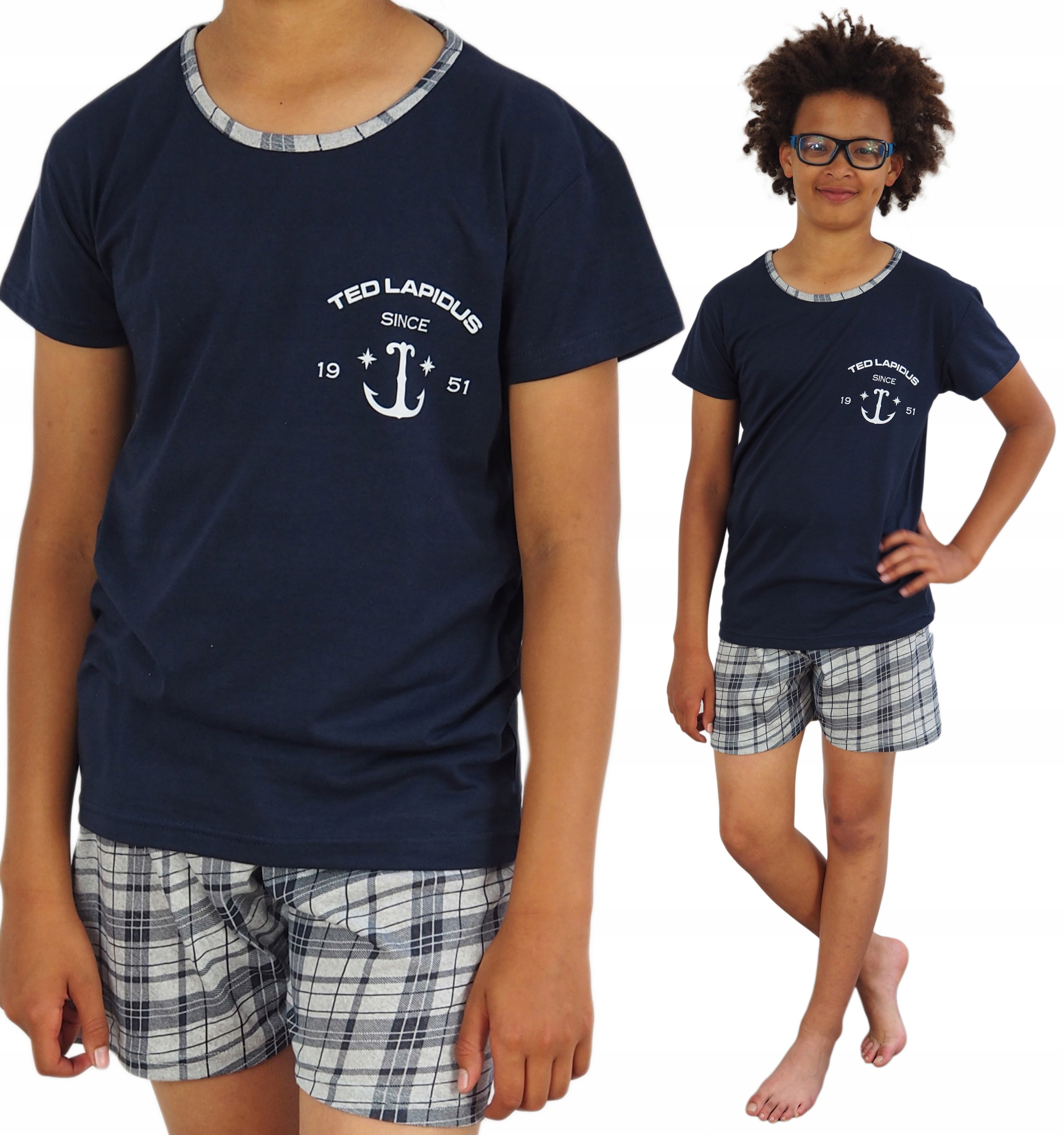 

Piżama Młodzieżowa 176/182 (2XL) Chłopak krata XXL