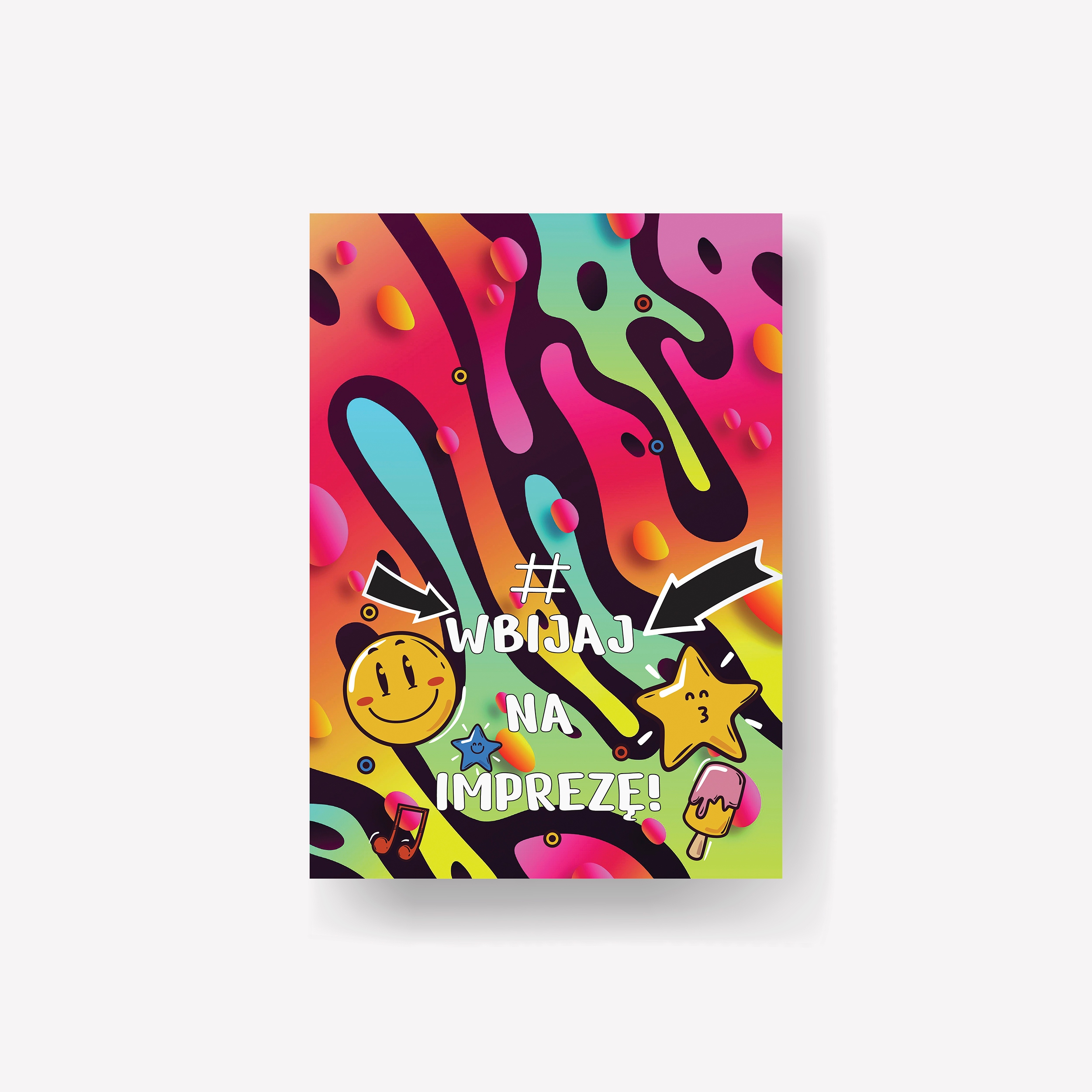 Zaproszenia urodzinowe dla dzieci WBIJAJ NA IMPRE Marka inna