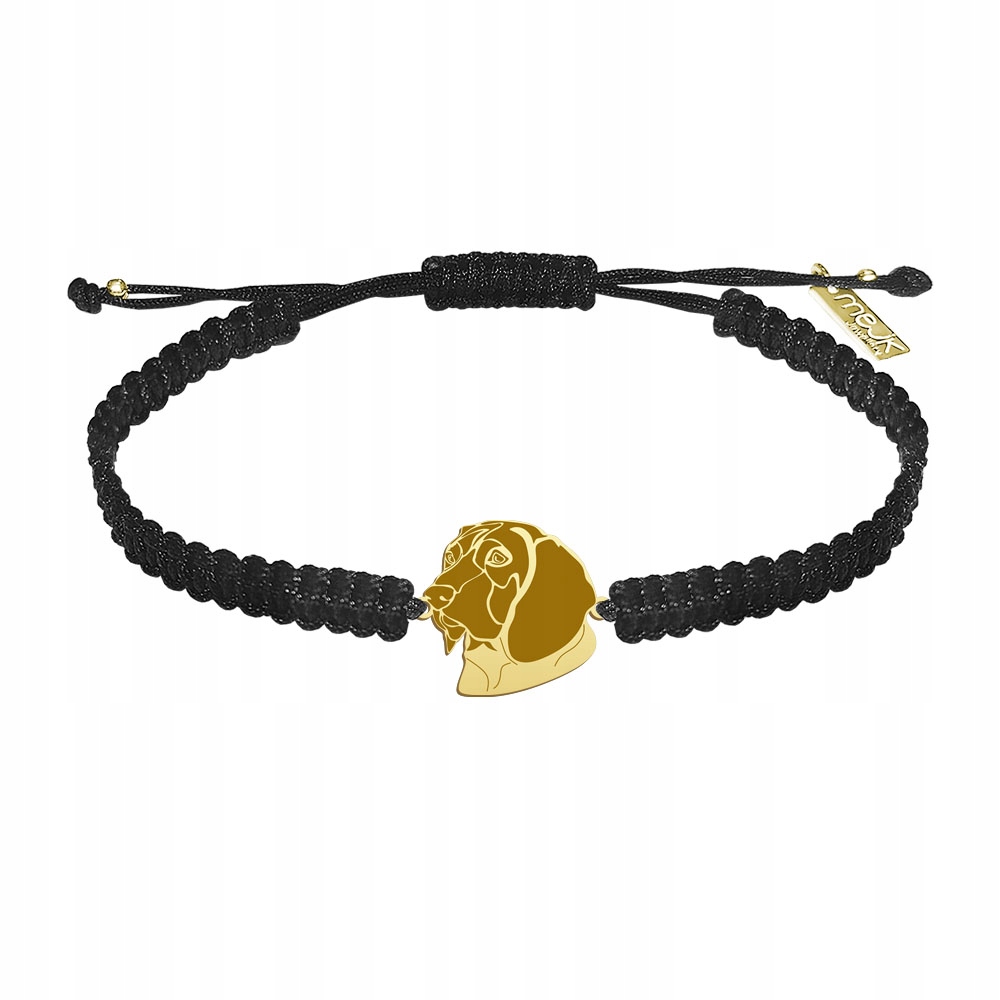 Zlatý náramek z Bavorského Posokovce 925 Dárek Makramé Gravírování Bonus