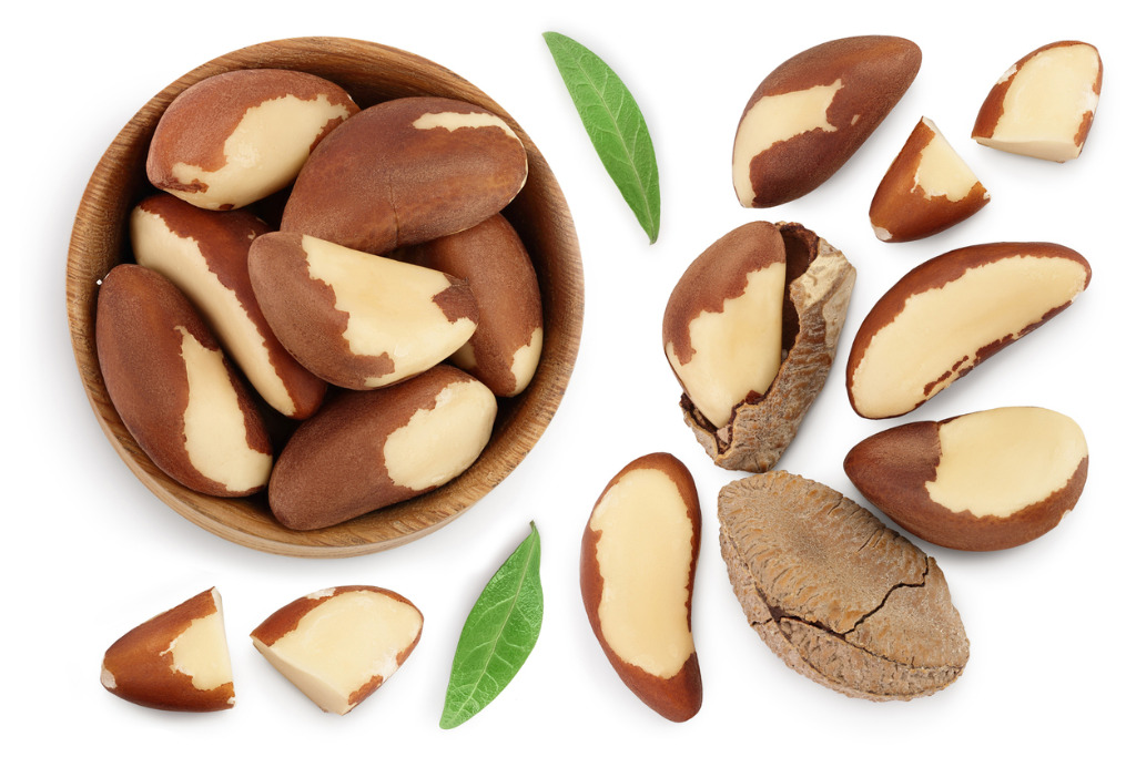 Brazilské Ořechy Celé 500g Keto Přírodní svačinka Selen Green Team