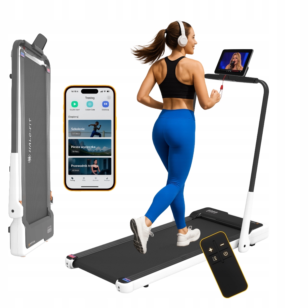 Bieżnia Elektryczna Domowa Składana FitShow 110KG 12KM/H X150 Halo-Fit
