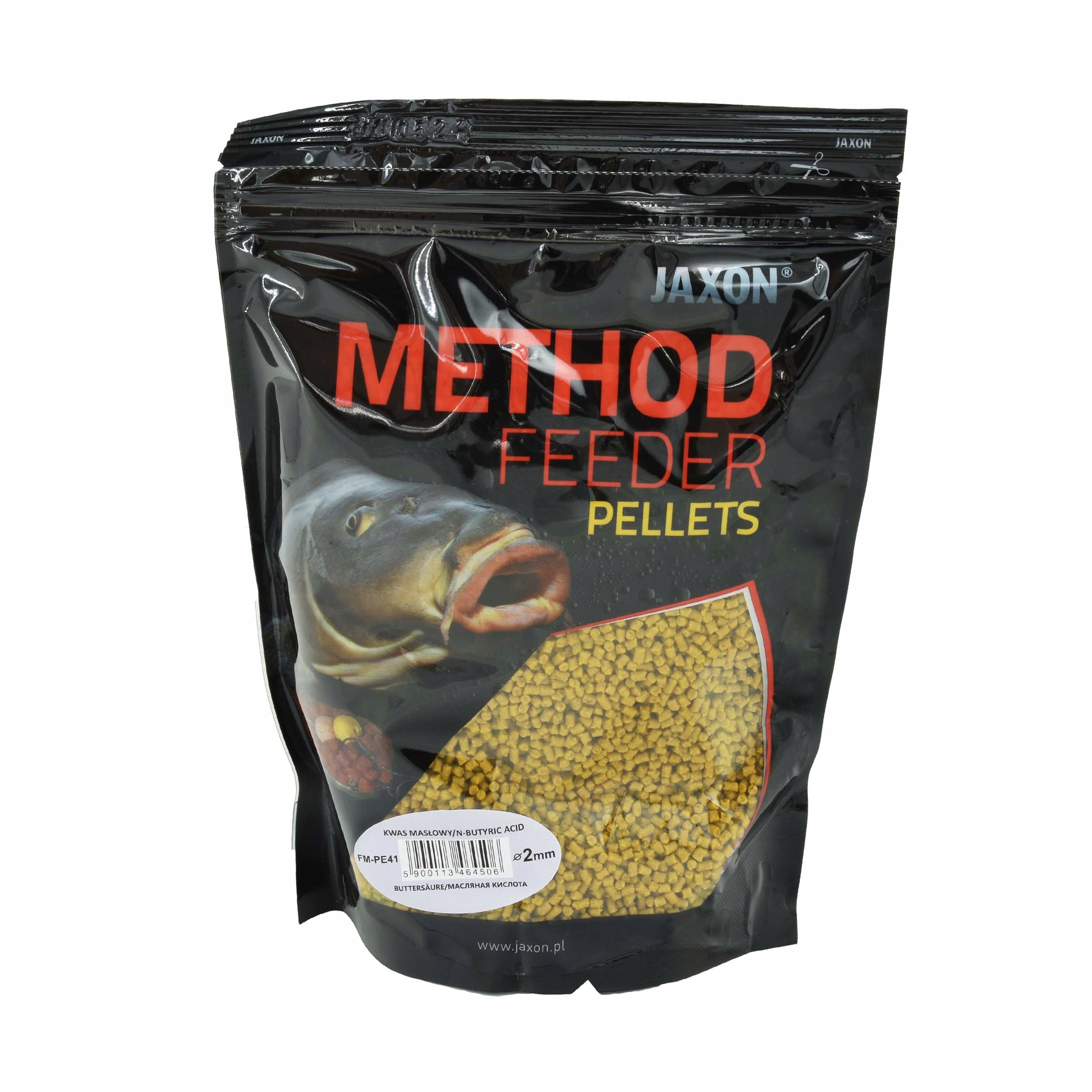Pellet Jaxon Method Feeder 2mm 500g kwas masłowy