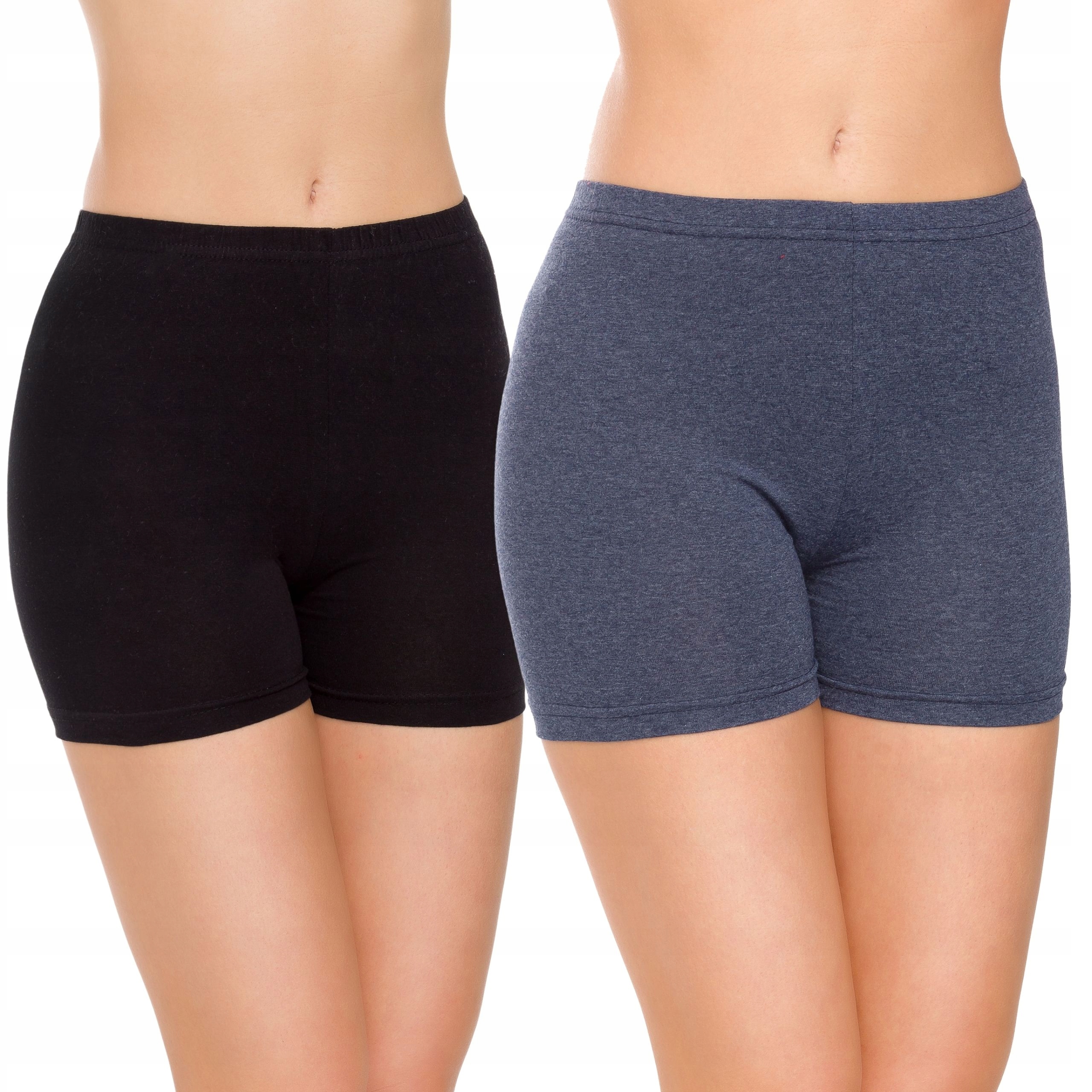 

Dwupak Damskich Bawełnianych Szortów Legginsy S