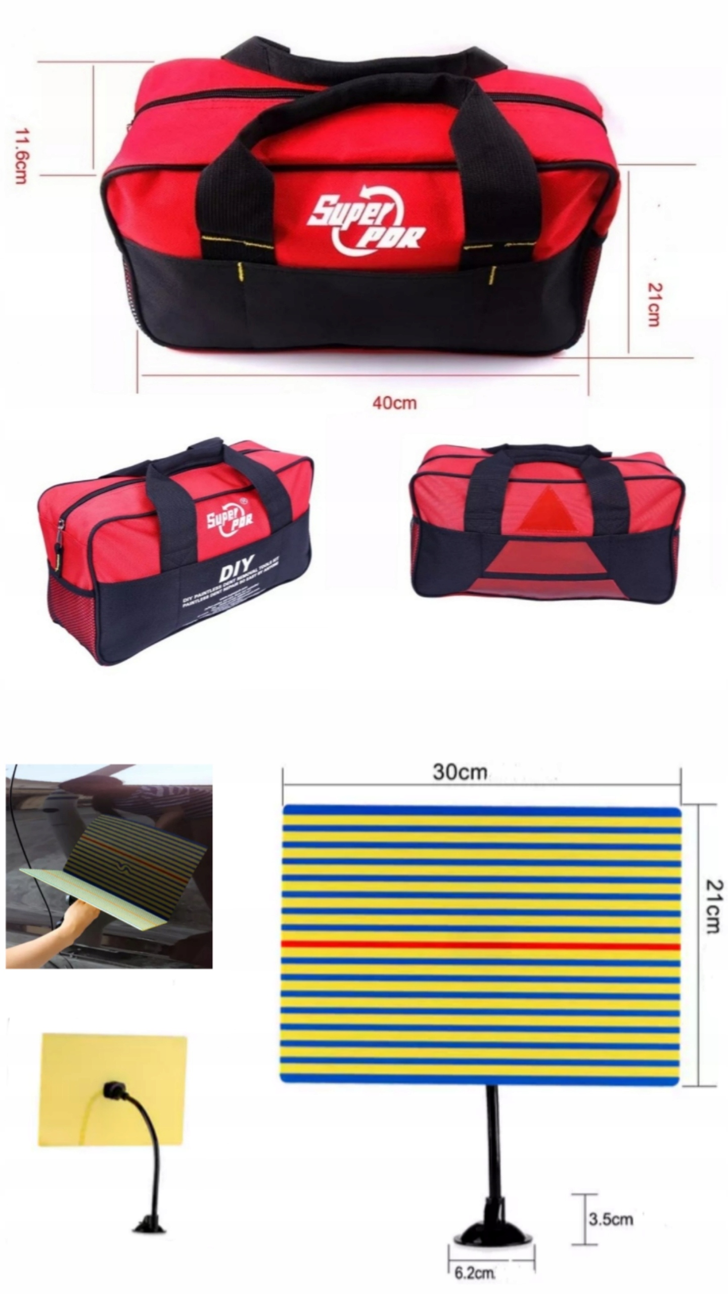 Zestaw PDR do usuwania wyciagania wgniecen Brand Super PDR