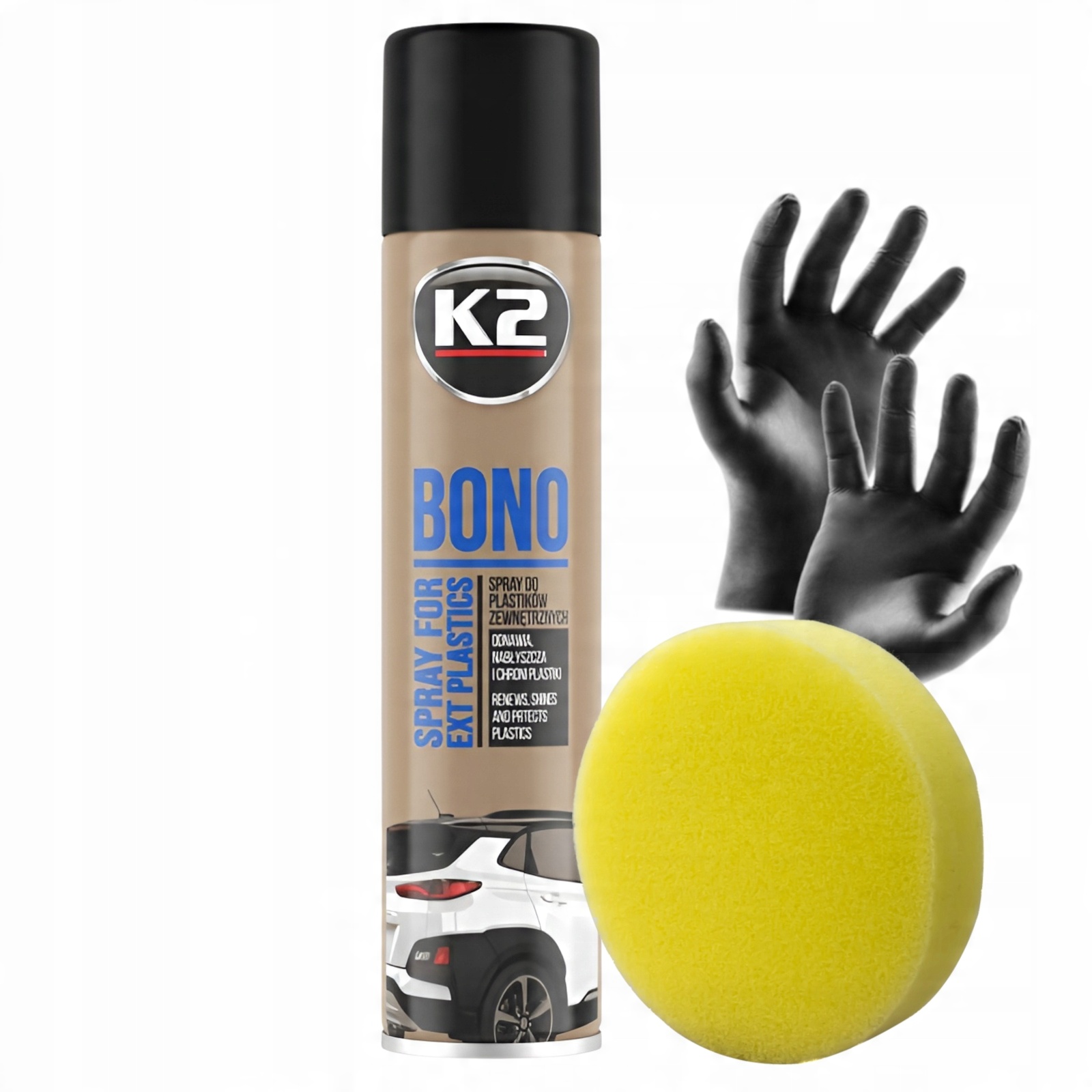 

K2 Bono 300 ML Czernidło Do Gumy Opon Plastików