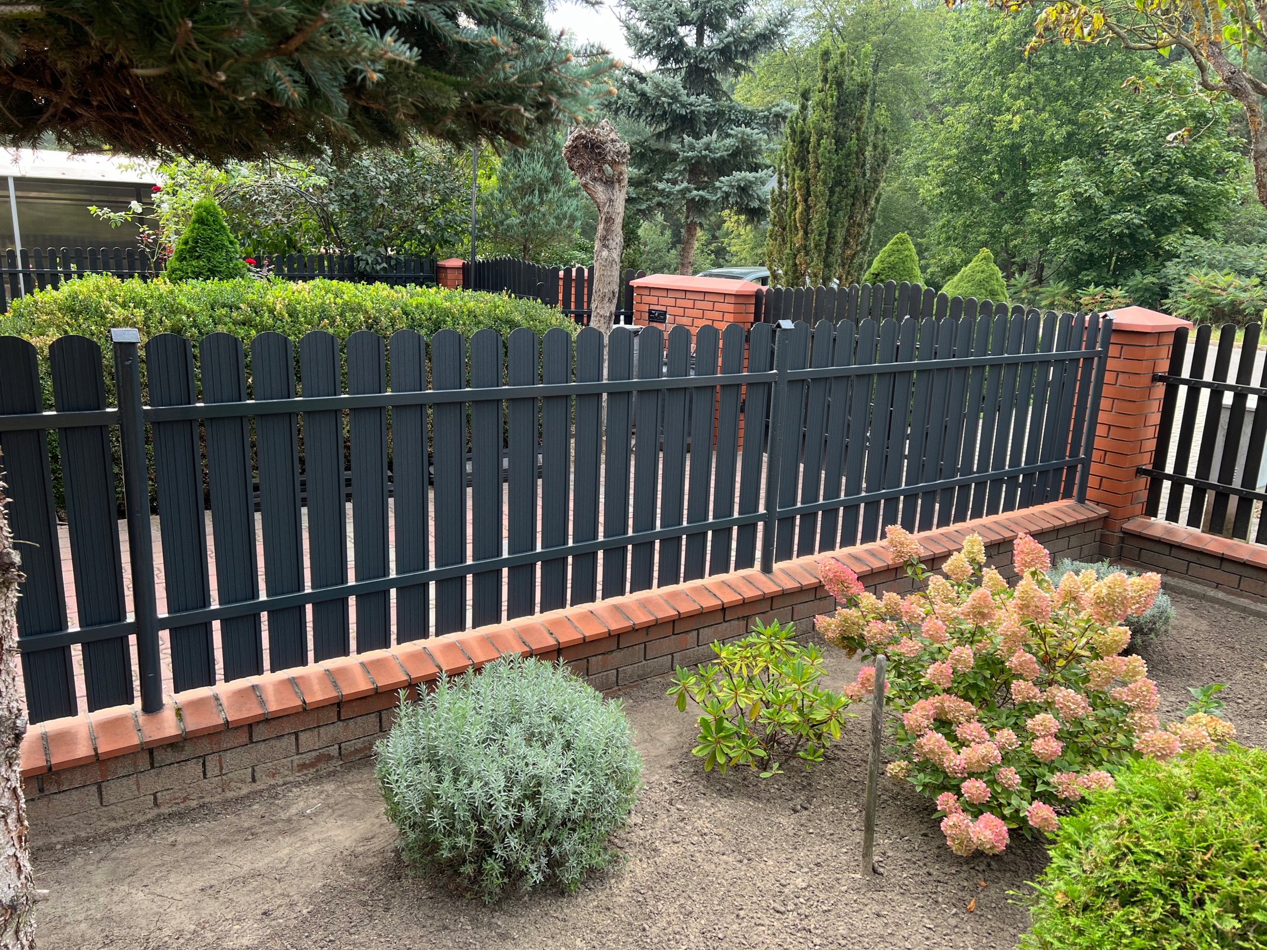 Sztacheta metalowa ogrodzeniowa mat Grafit dwustronny od 20cm do 145cm Marka inna