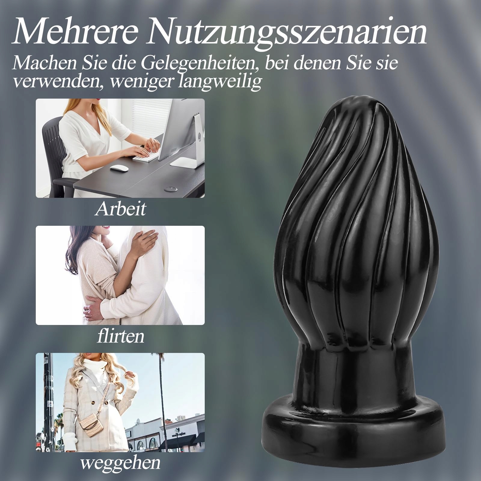 BDSMAGE Spiralny Korek Analny Analdildo Kulki Analne Zabawki Erotyczne — miniatura 5