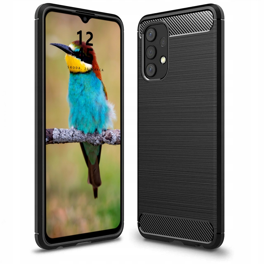 

Etui Pancerne Karbon Do Samsung A32 4G Szkło