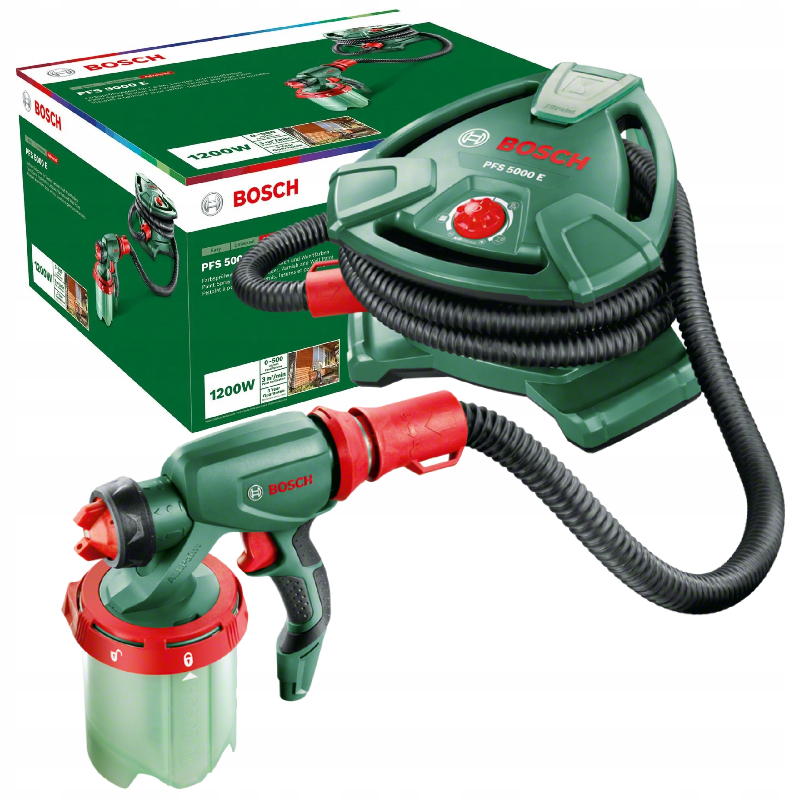 Pistolet Natryskowy Malarski 1200 W Pfs 5000 E Bosch 0603207200