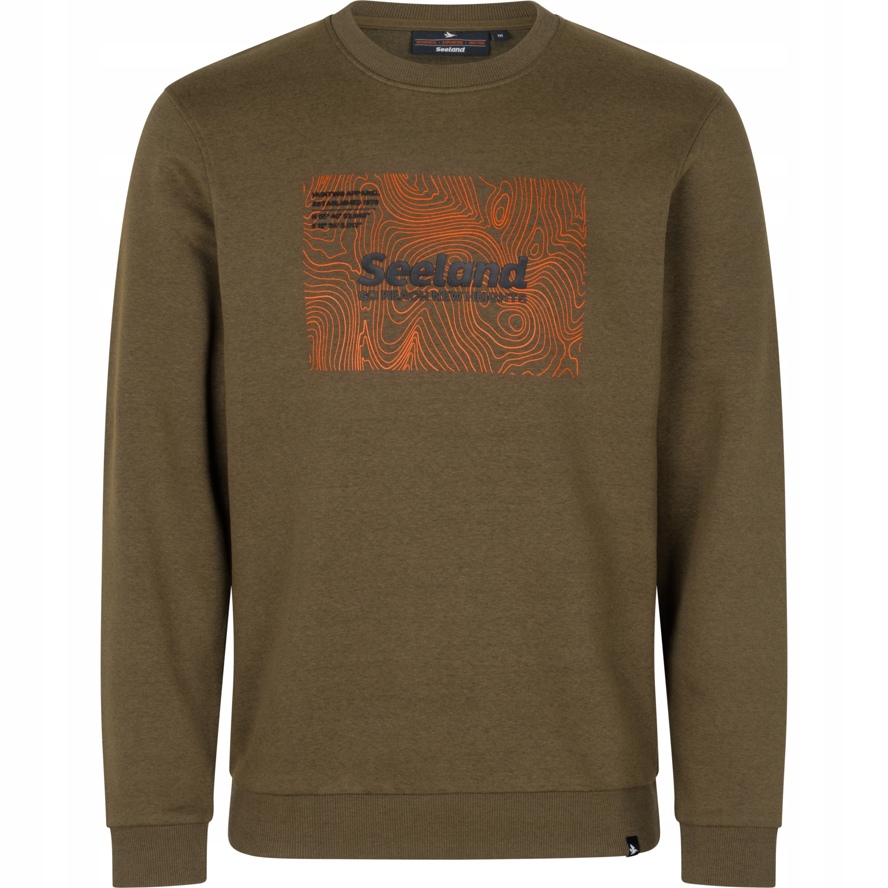 Bluza Seeland Pulse Sweatsirt Dark Olive Melange 40353005600 L