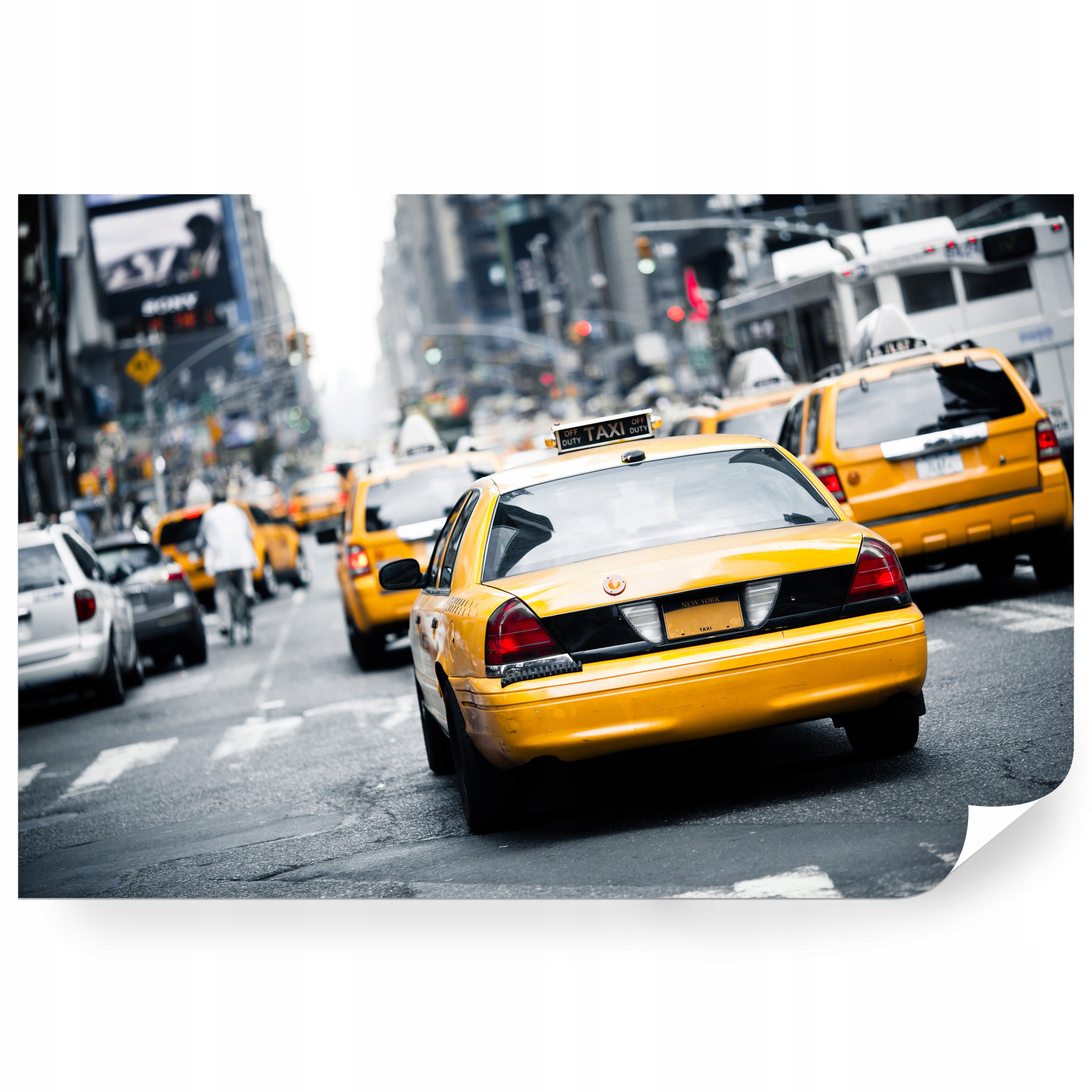 Fototapeta samolepicí Žlutá Taxi V New Yorku 368 x 280 cm