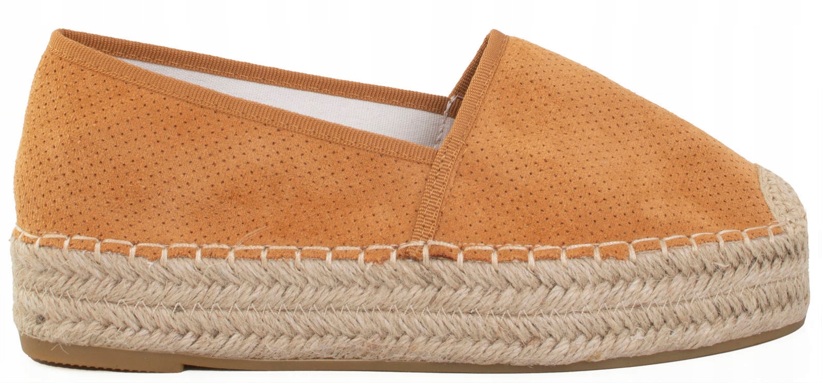 

6559 Camel Espadryle Balerinki Na Platformie 36