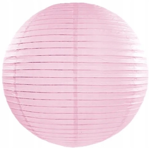 

Lampion Papierowy Kula Klosz 25cm Jasny róż
