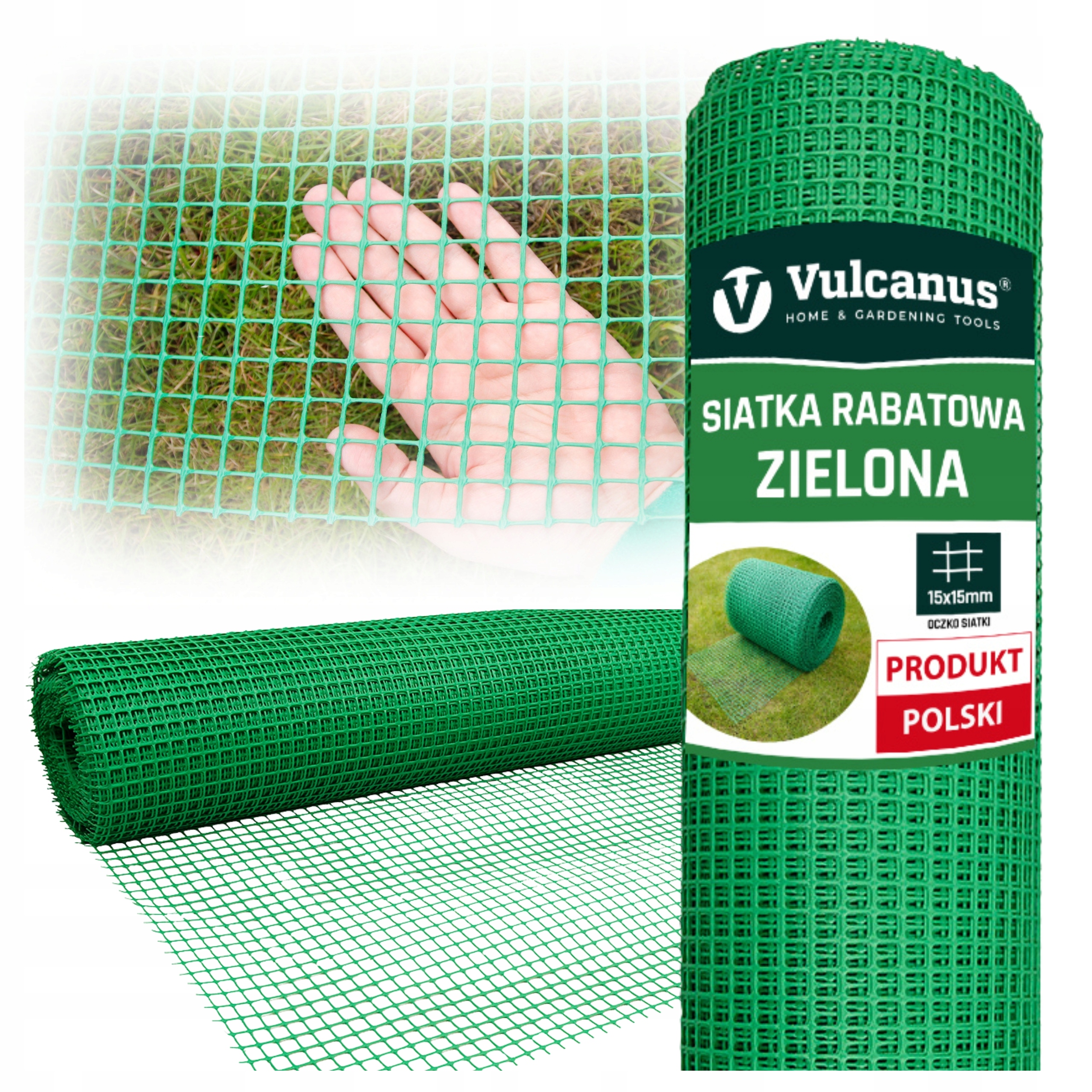 Ochronna Siatka Rabatowa 1,2x25m Na Drzewka Krzewy Plastikowa Pl Zielona