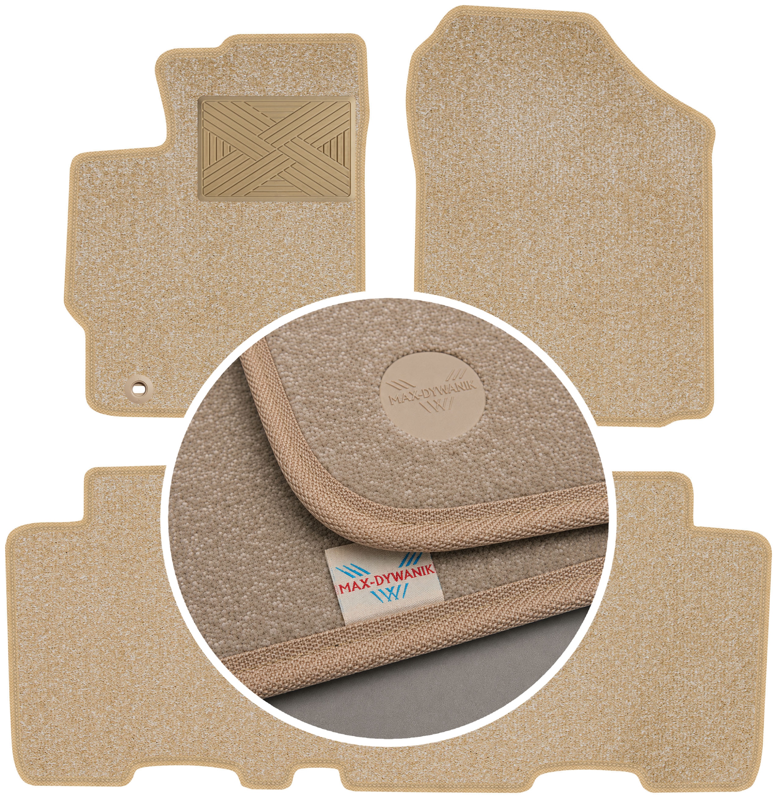 Koberce do auta Toyota Verso S Minivan 2011-2015 Perl-Line 12mm