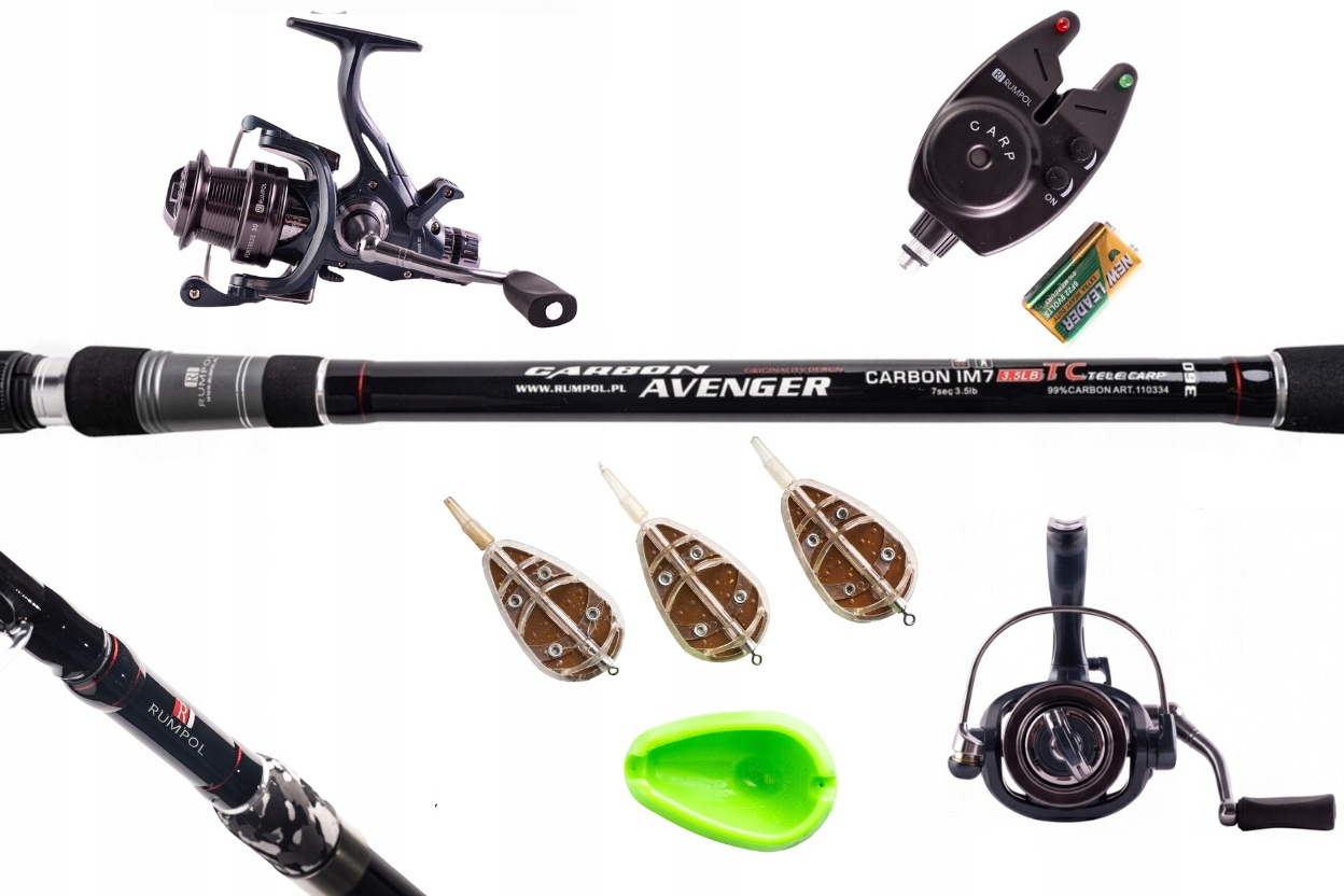 Sada: Prut Avengers 3.9 M Naviják Fortress Signalizátor Košíky