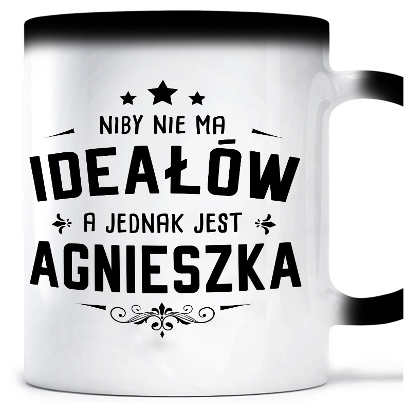 

Kubek Magiczny Idealna Agnieszka Imieniny dla Agi