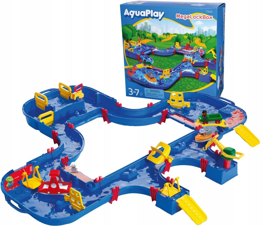 

AquaPlay Zestaw Tor Wodny Kanały 150x160 cm