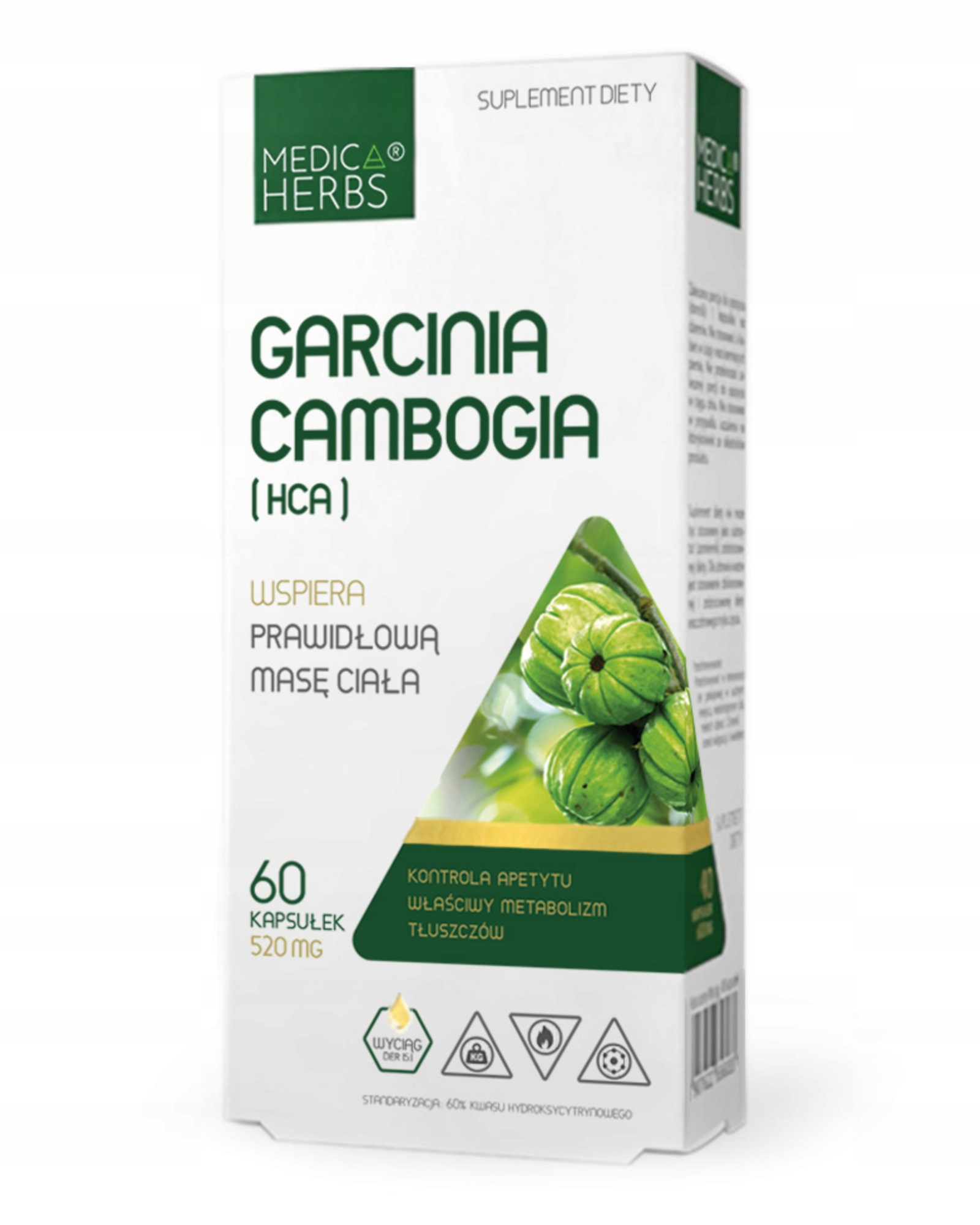 Medica GARCINIA CAMBOGIA HCA ekstrakt ODCHUDZANIE