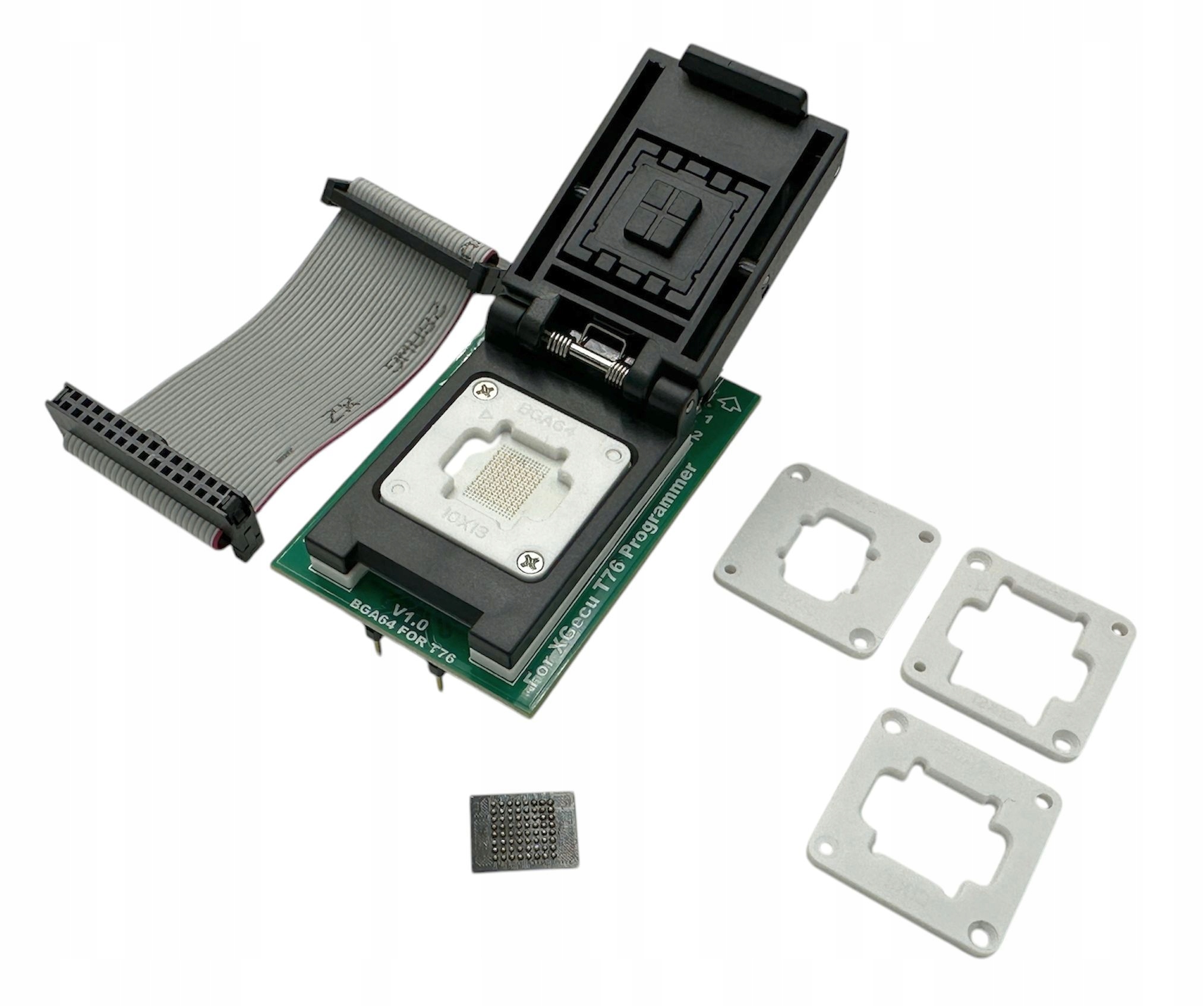 Adaptér BGA64 Zif 4 rámečky pro programátor XGecu T76